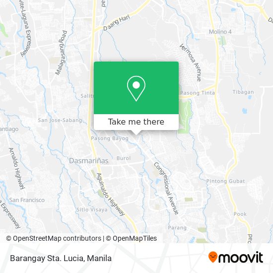 Barangay Sta. Lucia map