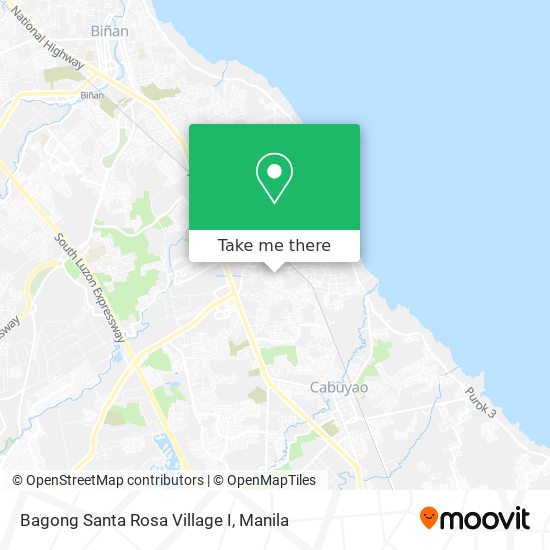 Bagong Santa Rosa Village I map