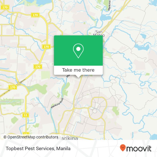 Topbest Pest Services map