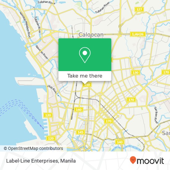 Label-Line Enterprises map
