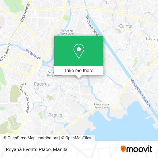 Royana Events Place map