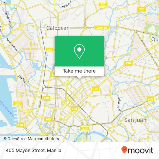 405 Mayon Street map