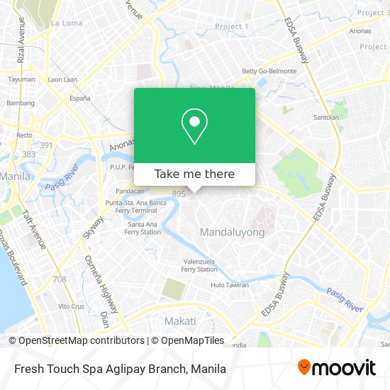 Fresh Touch Spa Aglipay Branch map