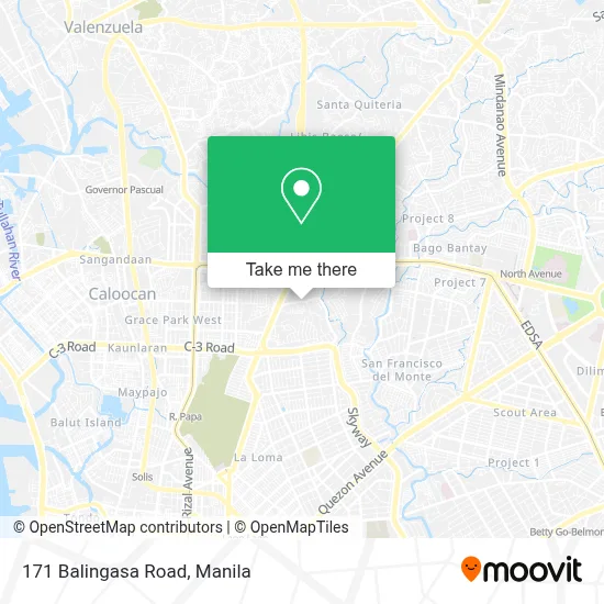 How to Get to 171 Balingasa Road in Quezon City by Bus or Train?