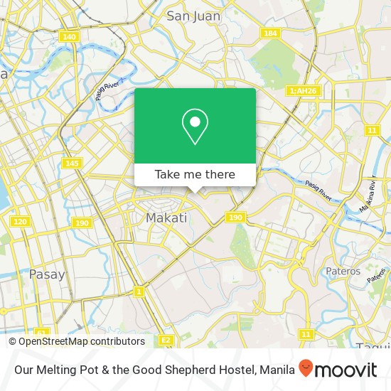 Our Melting Pot & the Good Shepherd Hostel map
