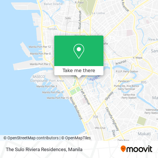 The Sulo Riviera Residences map