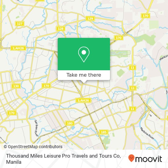 Thousand Miles Leisure Pro Travels and Tours Co map