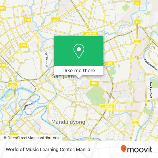 World of Music Learning Center map