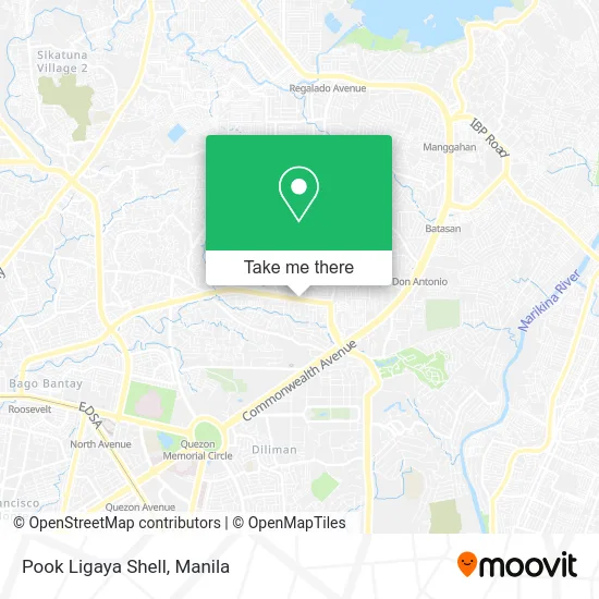 Pook Ligaya Shell map