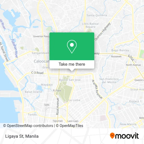 Ligaya St map