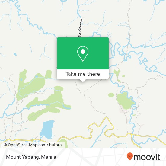 Mount Yabang map