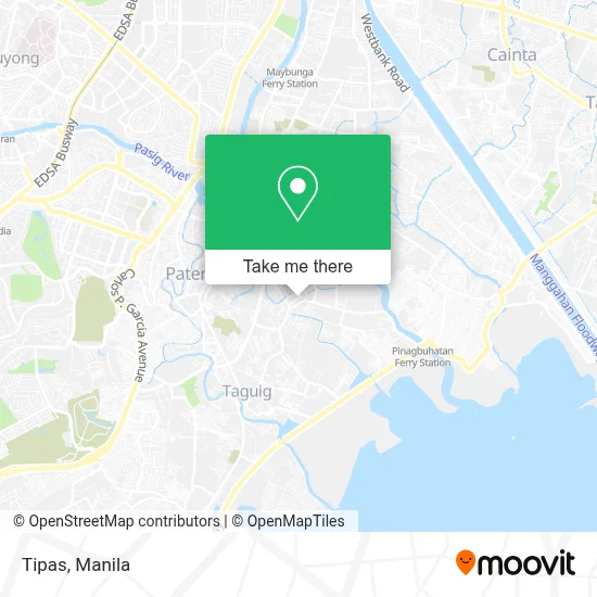 Tipas map