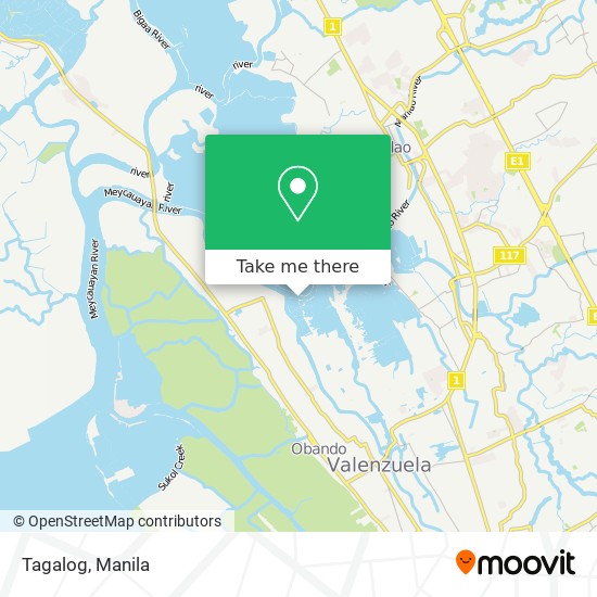 Tagalog map