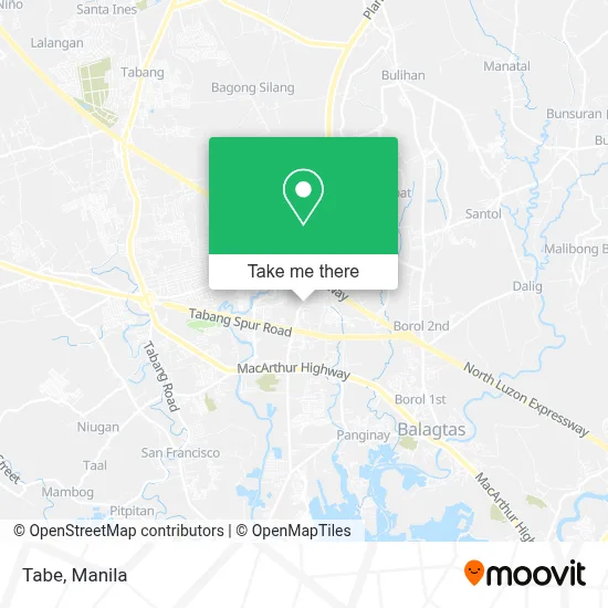 Tabe map
