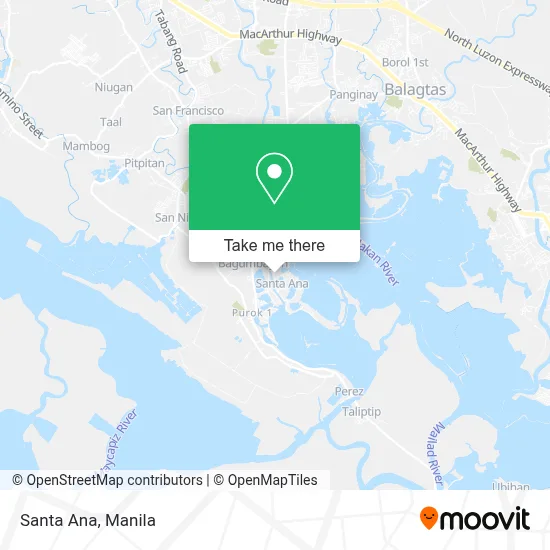 Santa Ana map