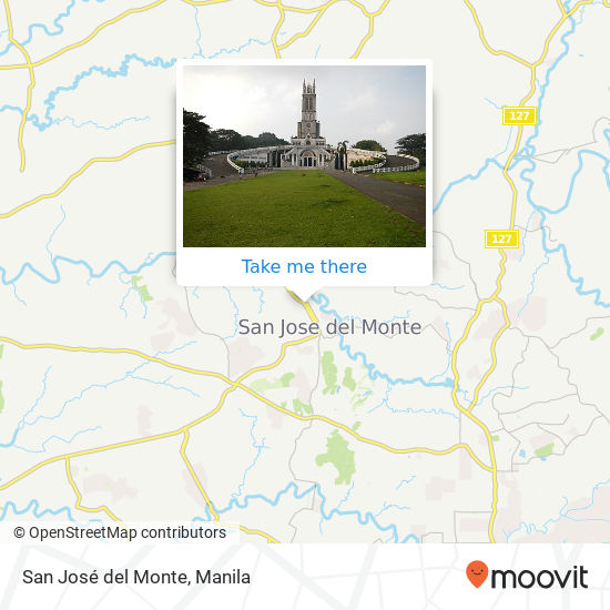 San José del Monte map