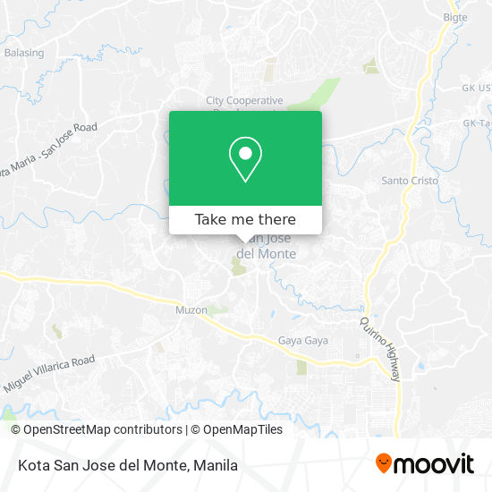 Kota San Jose del Monte map