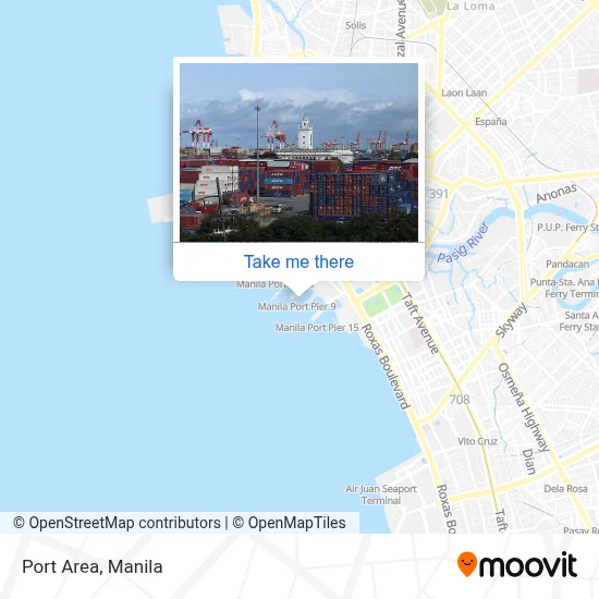 Port Area map