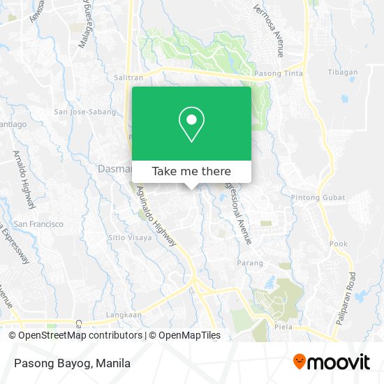 Pasong Bayog map