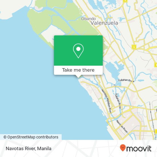 Navotas River map