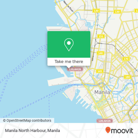 Manila North Harbour map