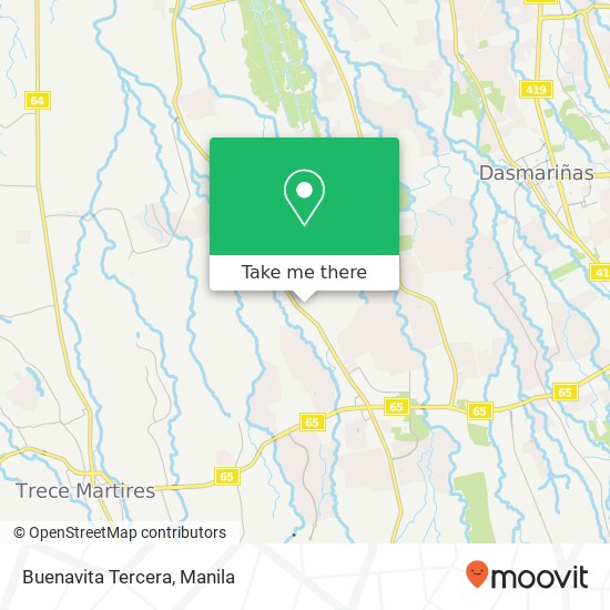 Buenavita Tercera map