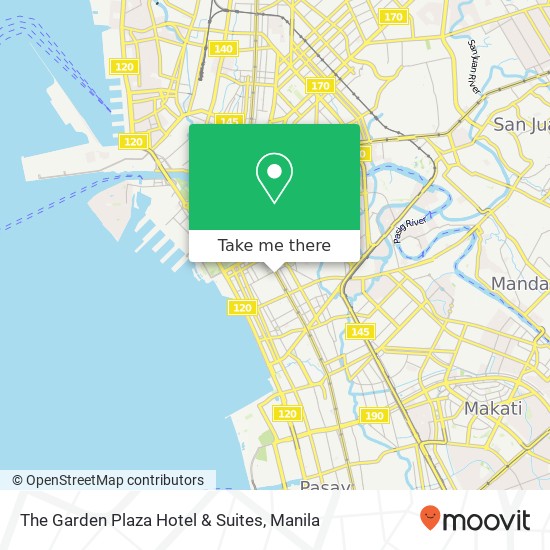 The Garden Plaza Hotel & Suites map