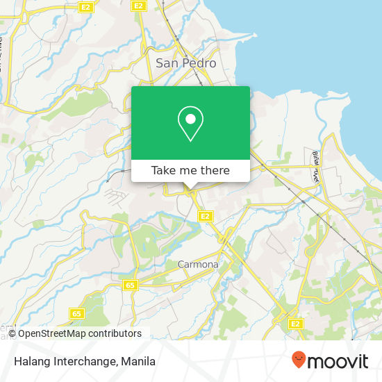 Halang Interchange map
