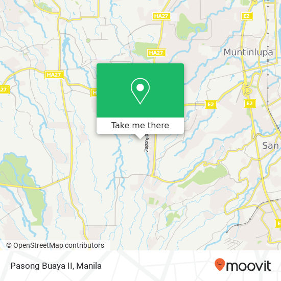 Pasong Buaya II map