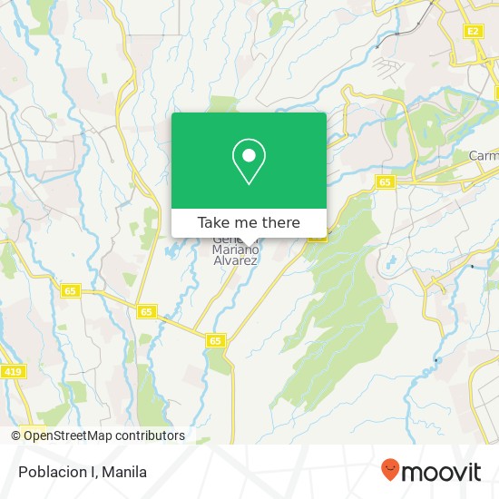 Poblacion I map