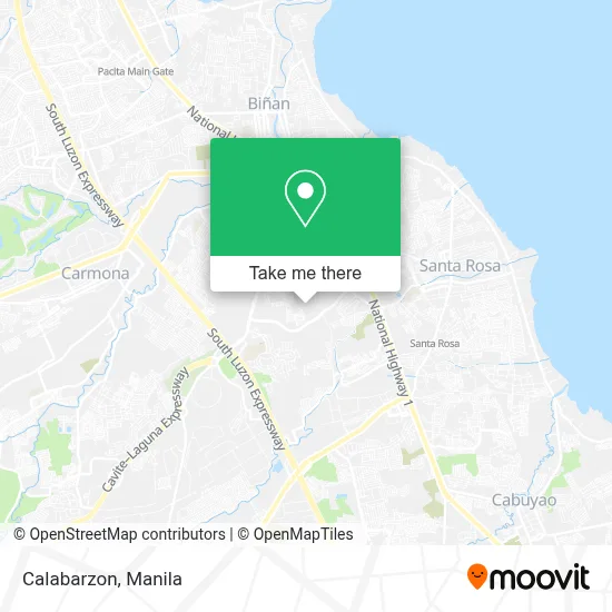 Calabarzon map