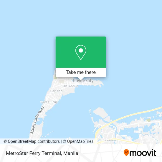 MetroStar Ferry Terminal map