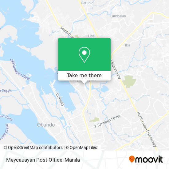 Meycauayan Post Office map