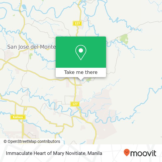 Immaculate Heart of Mary Novitiate map