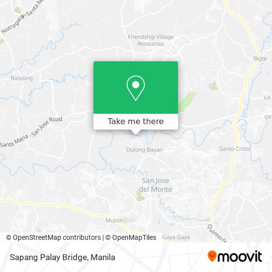 Sapang Palay Bridge map