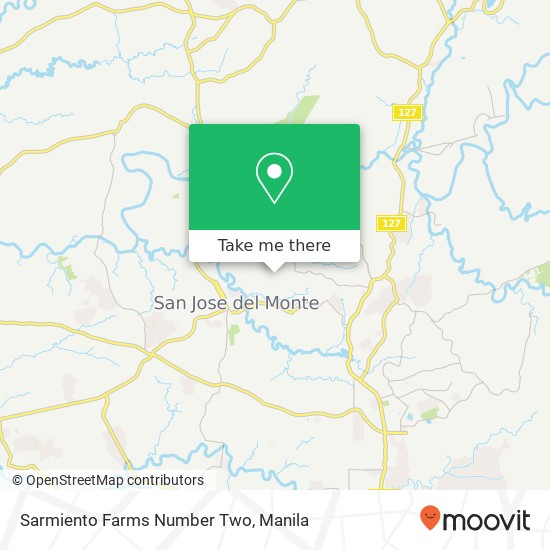 Sarmiento Farms Number Two map