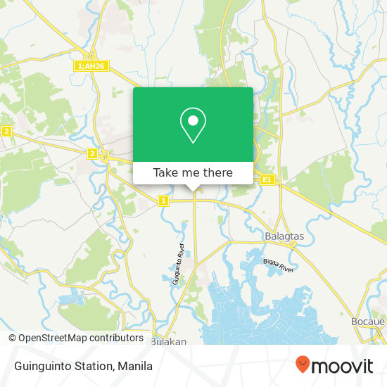 Guinguinto Station map