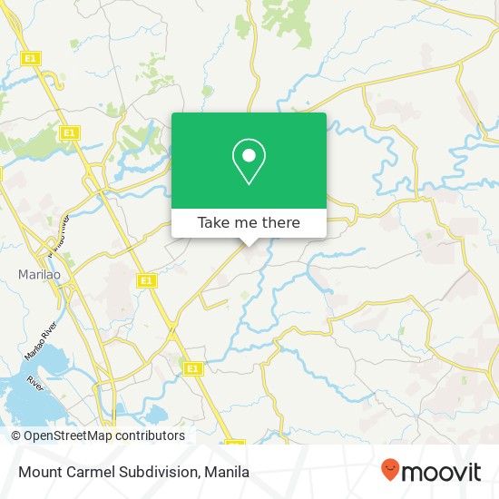 Mount Carmel Subdivision map