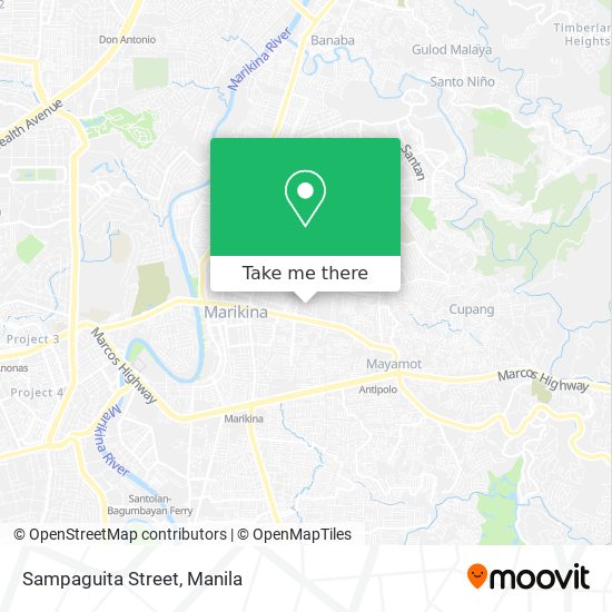 Sampaguita Street map