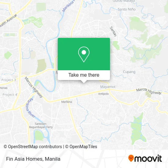 Fin Asia Homes map