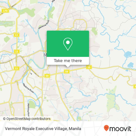 Vermont Royale Executive Village map