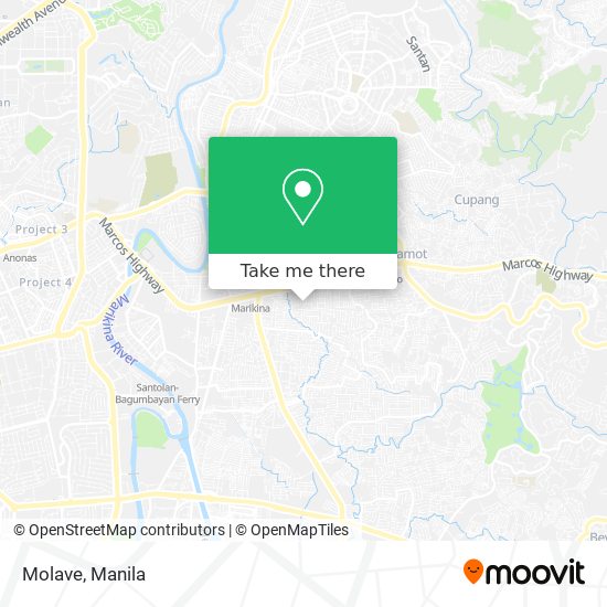 Molave map