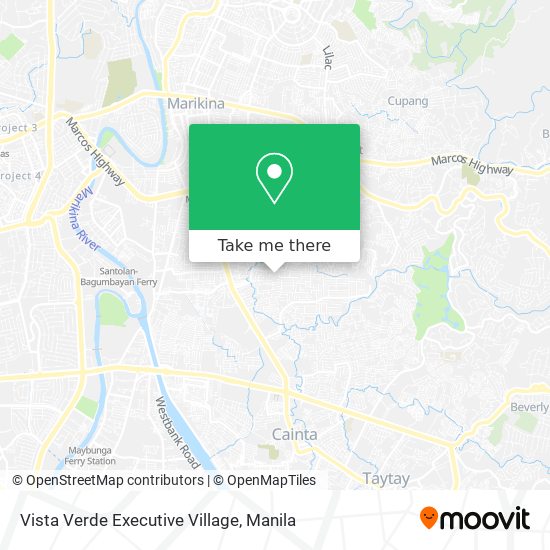 Vista Verde Executive Village map