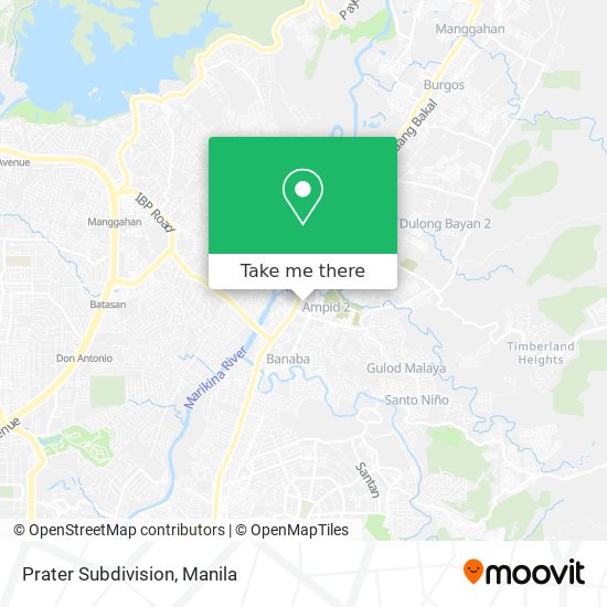 Prater Subdivision map