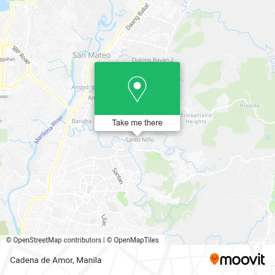Cadena de Amor map