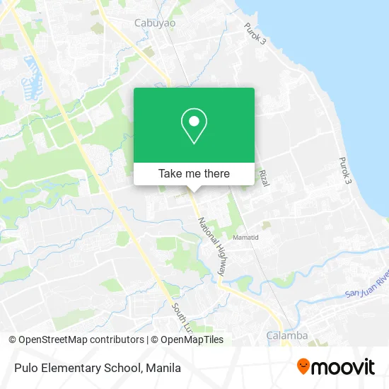 Pulo Elementary School map