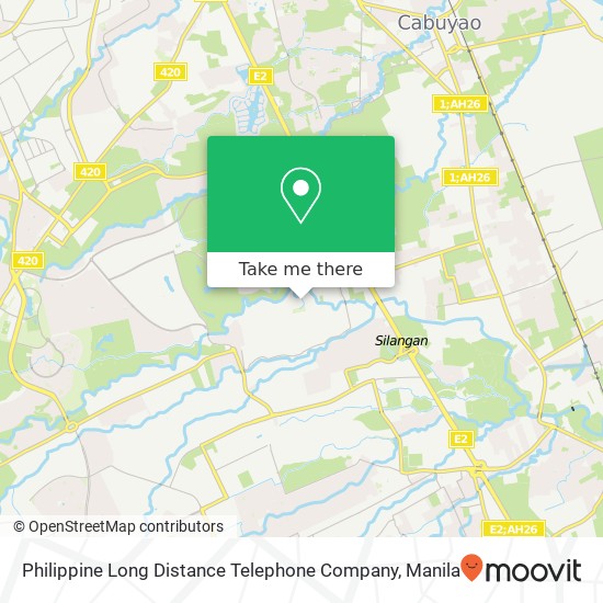 Philippine Long Distance Telephone Company map