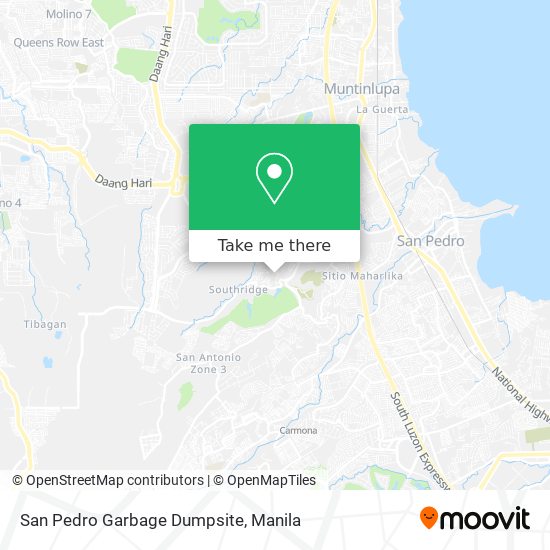 San Pedro Garbage Dumpsite map