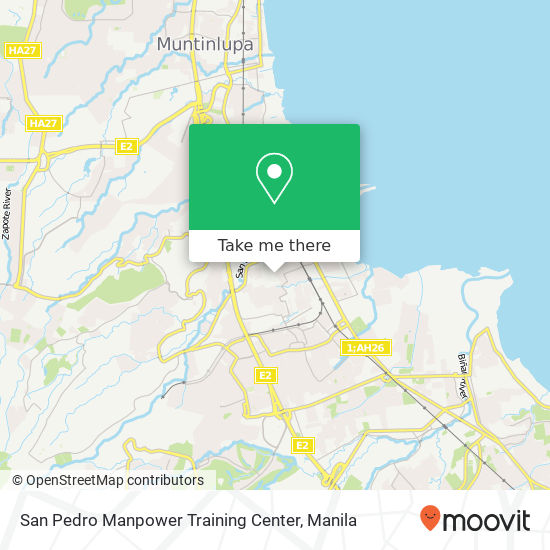 San Pedro Manpower Training Center map