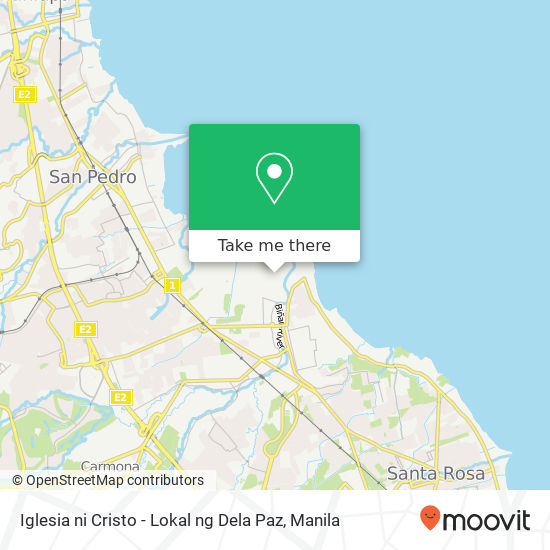Iglesia ni Cristo - Lokal ng Dela Paz map